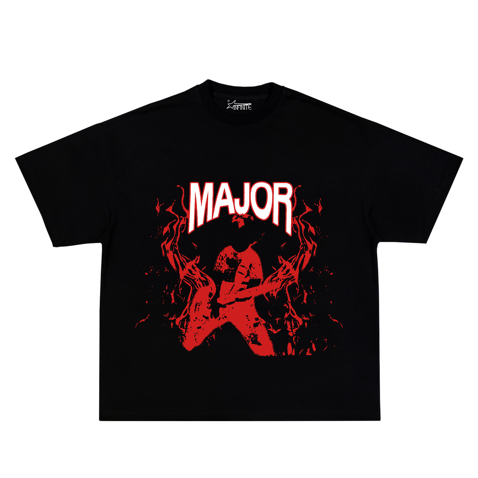 MAJOR IN FLAMES X INFINITE TEE